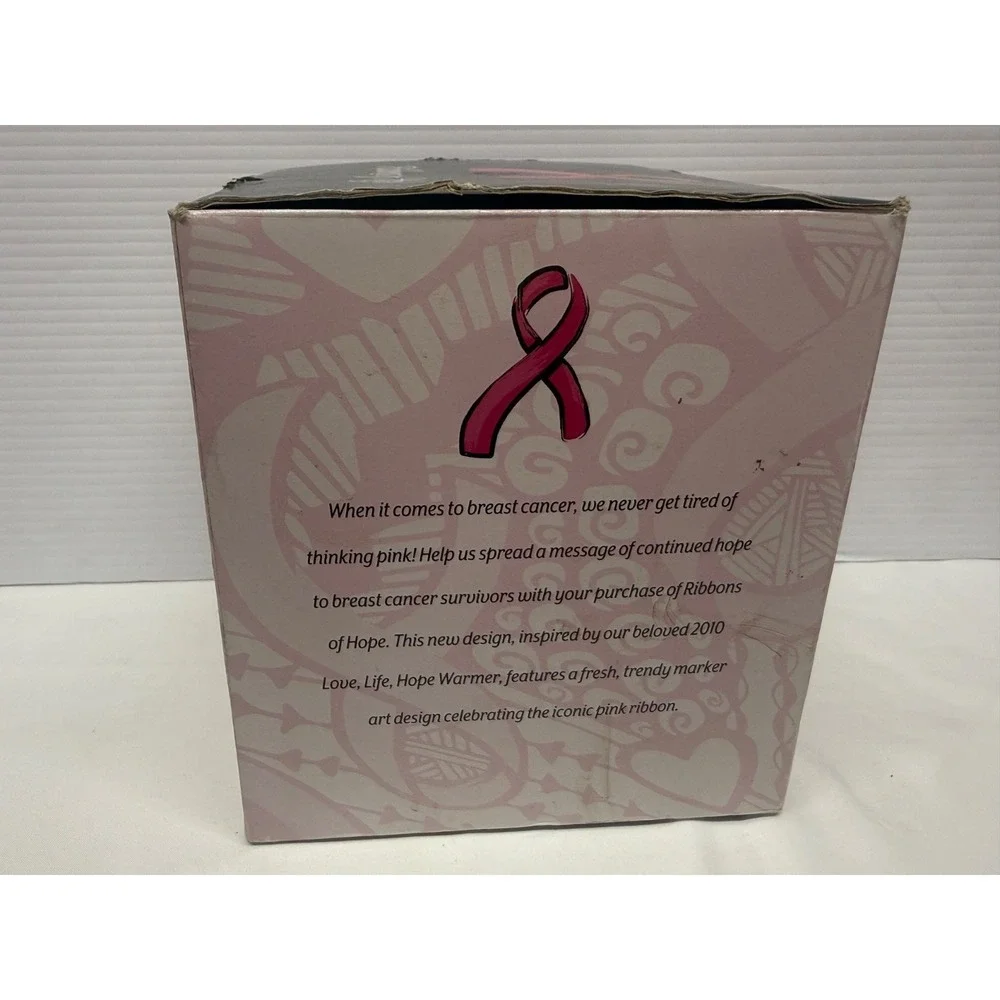 Scentsy Ribbons Of Hope Breast Cancer Warmer! Original Box Unused New